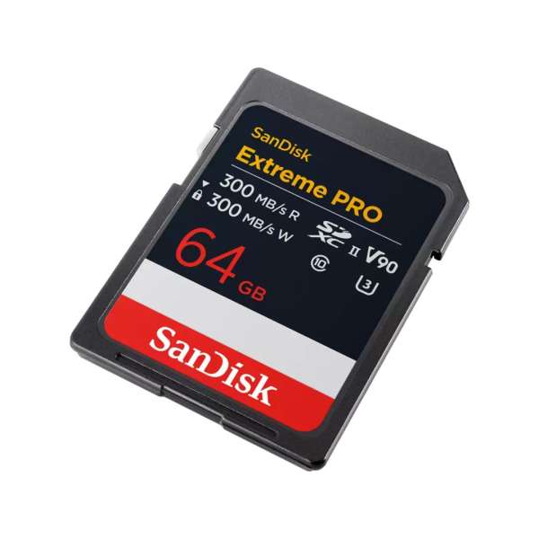 Sandisk 64GB SDXC Extreme Pro Class 10 U3 V90