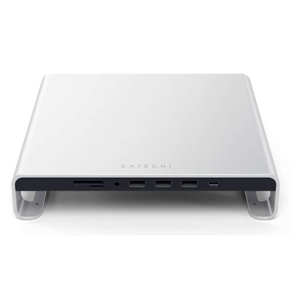 Satechi Aluminum Monitor Stand Hub for iMac Silver