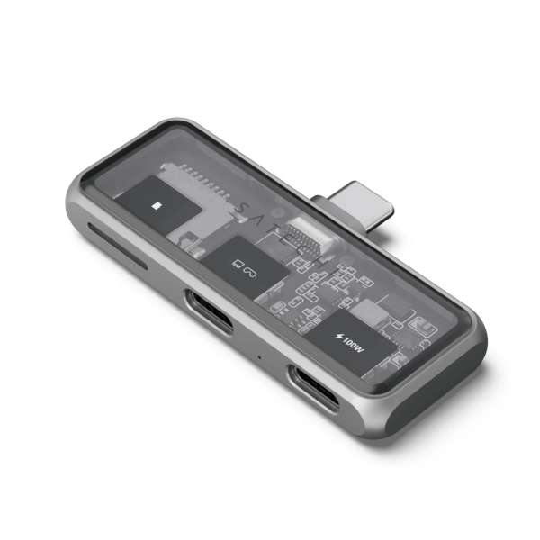 Satechi Mobile XR Hub with dual USB-C and microSD Space Gray