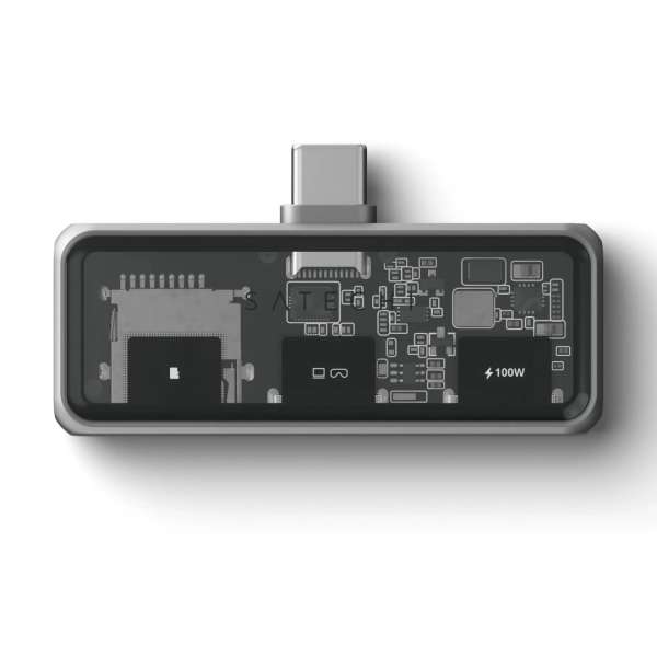 Satechi Mobile XR Hub with dual USB-C and microSD Space Gray