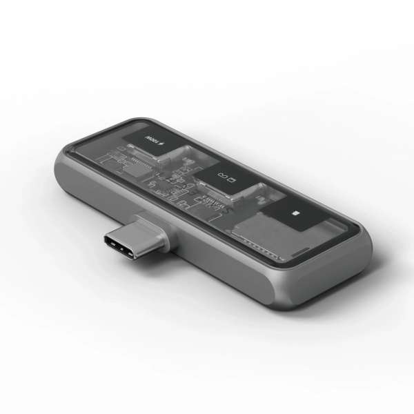 Satechi Mobile XR Hub with dual USB-C and microSD Space Gray