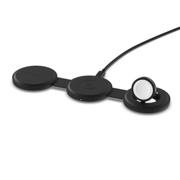 Satechi OntheGo 3-in-1 Wireless Charger Black