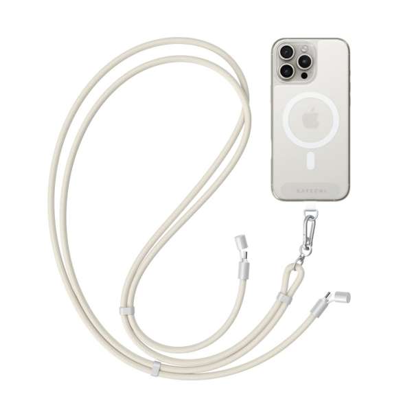 Satechi OntheGo Crossbody Lanyard Cable 1,5m Sand