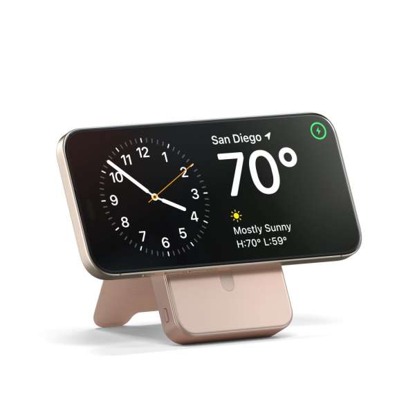 Satechi Qi2 10K Magnetic 10000mAh PowerBank with Stand Desert Rose