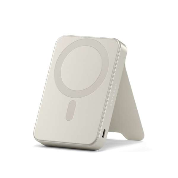 Satechi Qi2 10K Magnetic 10000mAh PowerBank with Stand Sand