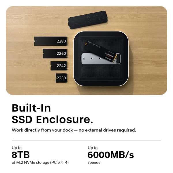 Satechi Thunderbolt 5 CubeDock with SSD Enclosure