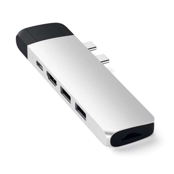 Satechi Type-C Pro Hub Adapter with Ethernet Silver