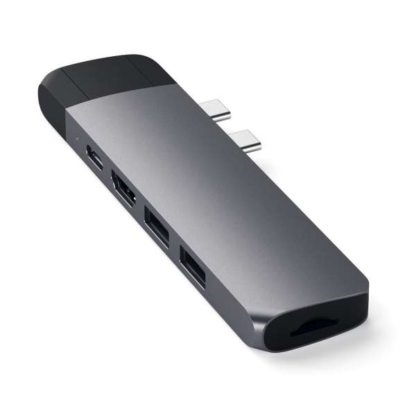 Satechi Type-C Pro Hub Adapter with Ethernet Space Gray