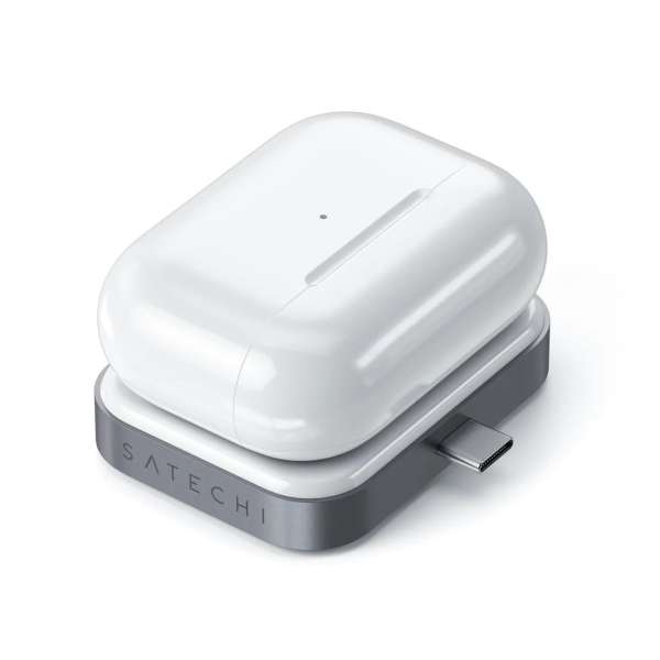 Satechi USB-C Wireless Charging Dock for AirPods (5W) Space Grey