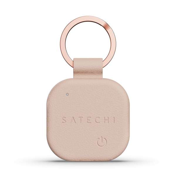 Satechi Vegan-Leather Findall Keychain Desert Rose