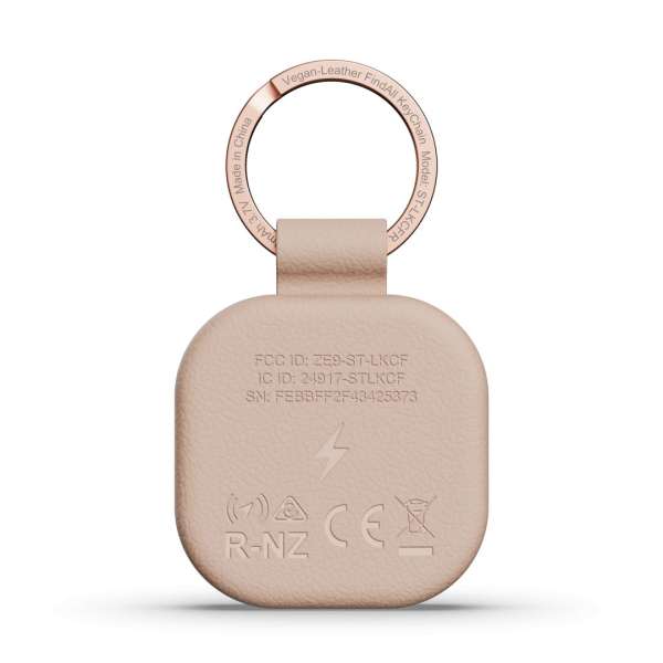 Satechi Vegan-Leather Findall Keychain Desert Rose