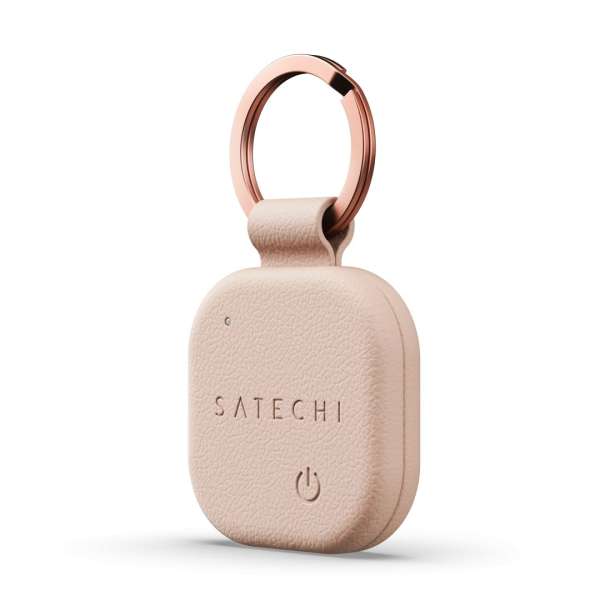 Satechi Vegan-Leather Findall Keychain Desert Rose