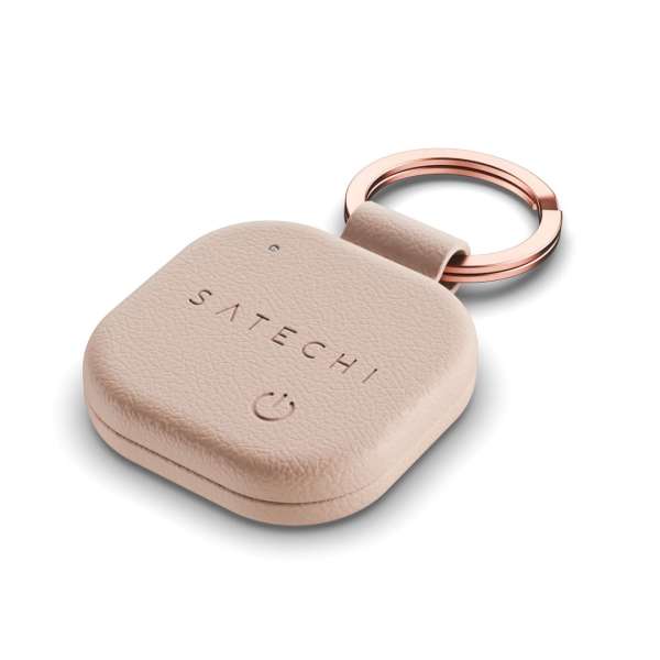 Satechi Vegan-Leather Findall Keychain Desert Rose