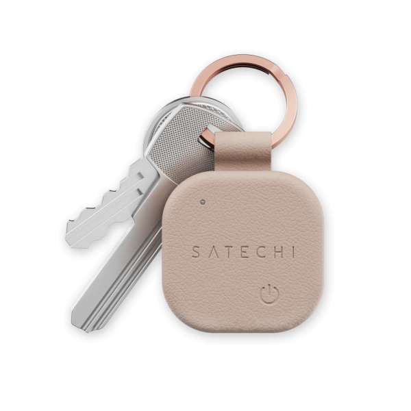 Satechi Vegan-Leather Findall Keychain Desert Rose