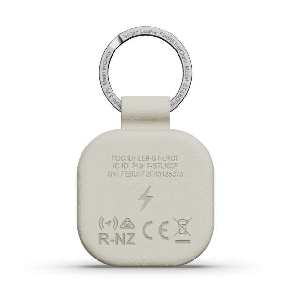 Satechi Vegan-Leather Findall Keychain Sand