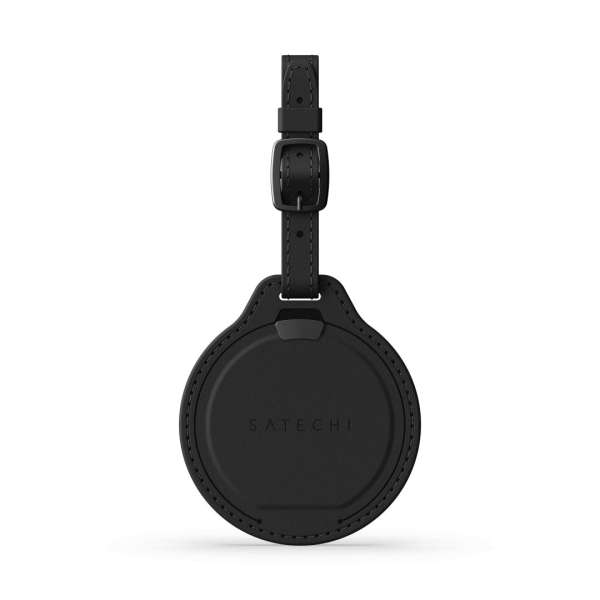 Satechi Vegan-Leather FindAll Luggage Tag Black