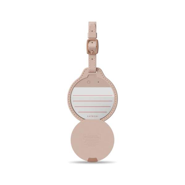 Satechi Vegan-Leather FindAll Luggage Tag Desert Rose