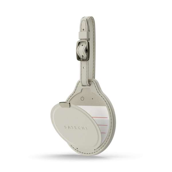 Satechi Vegan-Leather FindAll Luggage Tag Sand
