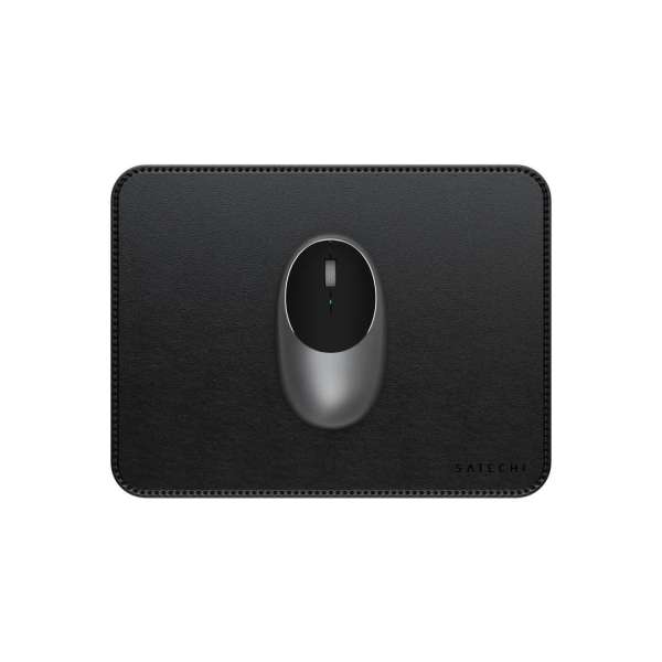 Satechi Vegan-Leather Premium Mouse Pad Black