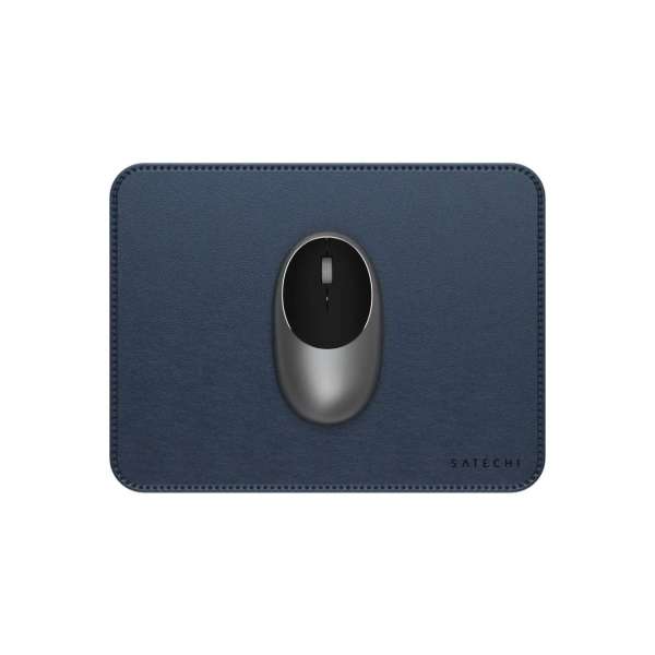 Satechi Vegan-Leather Premium Mouse Pad Blue