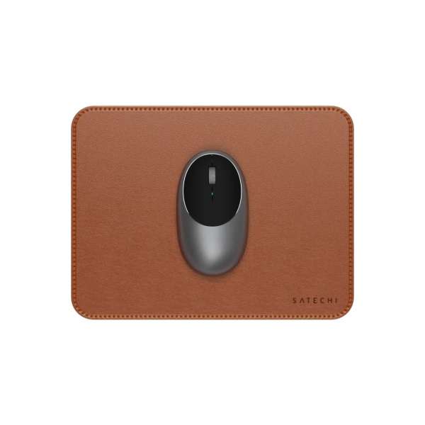 Satechi Vegan-Leather Premium Mouse Pad Brown