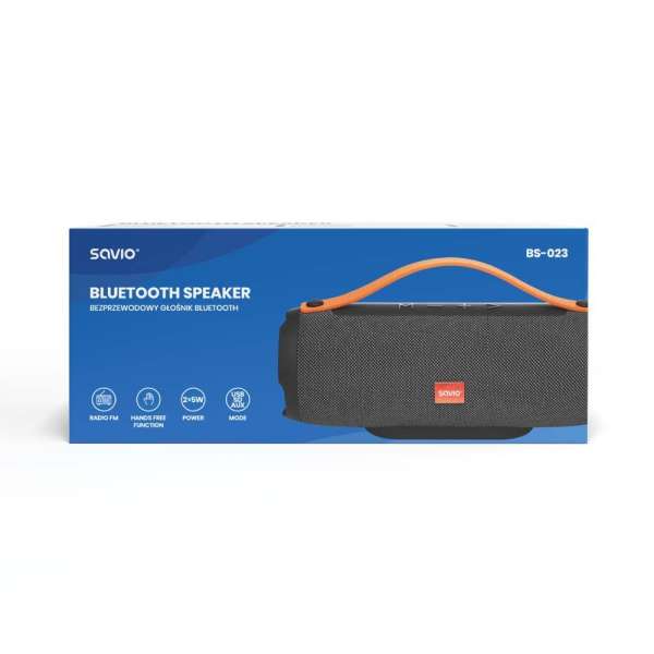 Savio BS-023 Bluetooth Speaker Black