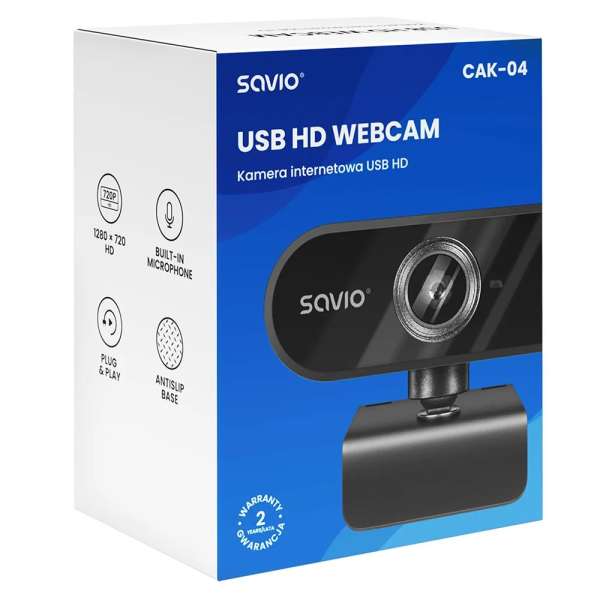 Savio CAK-04 Webkamera Black