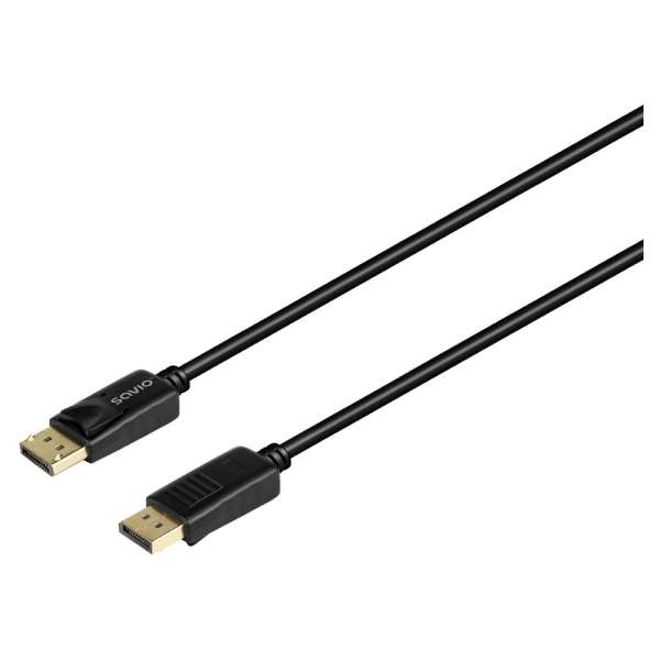 Savio CL-205 DisplayPort v1.4 cable 2m Black