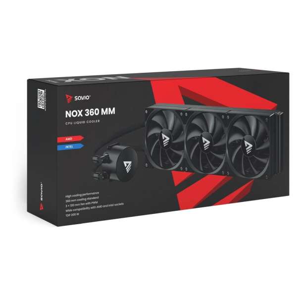 Savio CPU liquid cooler NOX 360 MM