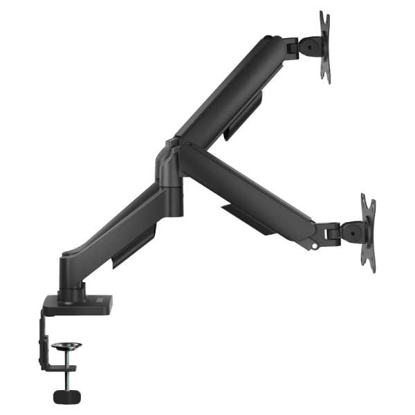 Savio UM-04 Dual monitor spring desk mount 17"-32" Black