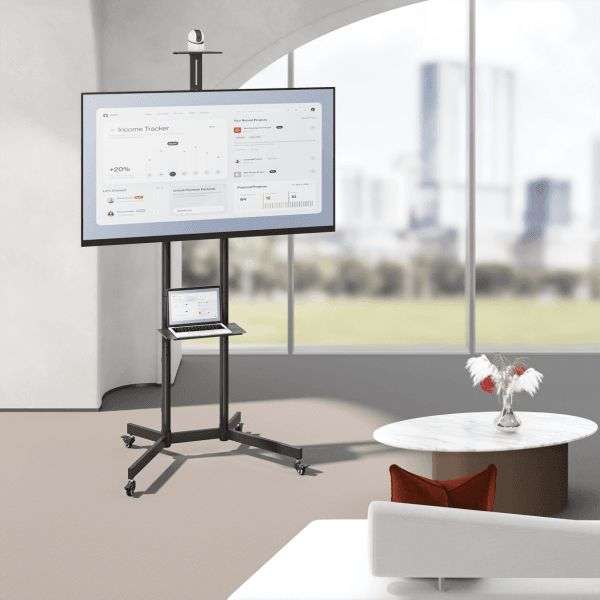 SBOX FS-401-2 Floor Mobile Mount 37"-70" Black