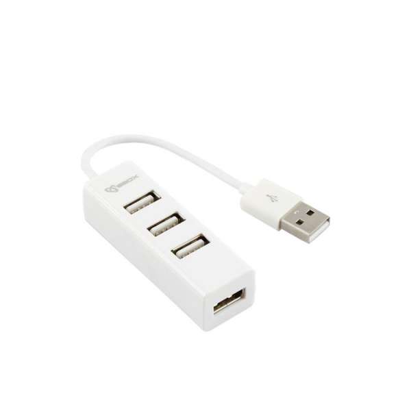 SBOX H-204W USB 2.0 HUB 4 port White