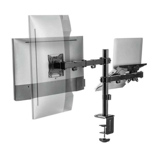 SBOX LCD-LM01-2 Desktop Mount 13"-27" Black