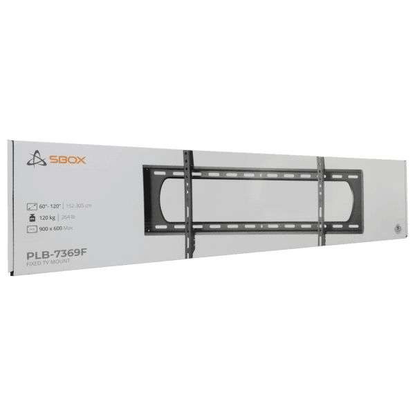 SBOX PLB-7369F Wall Mount 60"-120" Black