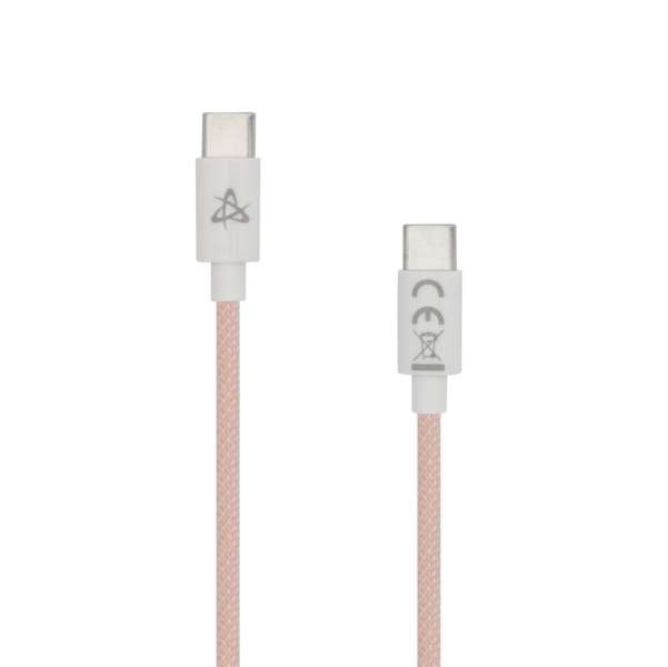 SBOX Type-C to Type-C 60W Charge and sync cable 1m Pink