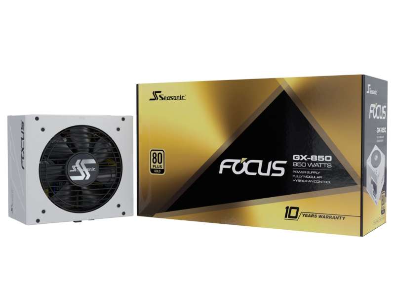 Seasonic 850W 80+ Gold Focus GX White Edition