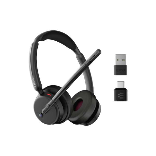 Sennheiser / EPOS Impact 500 Microsoft Teams UC Duo ANC Wireless USB-C/A BTD900C Headset Black