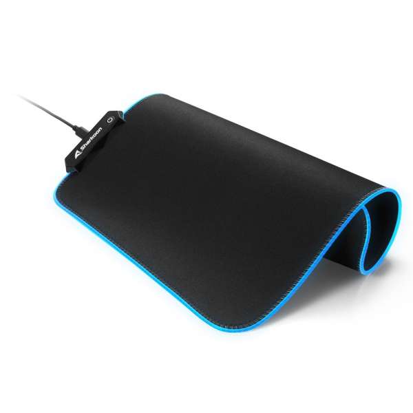 Sharkoon 1337 RGB V2 Gaming Mat 360 Egérpad Black