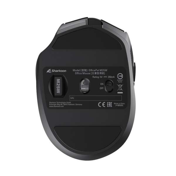 Sharkoon OfficePal M25W Gaming Wireless Mouse Black