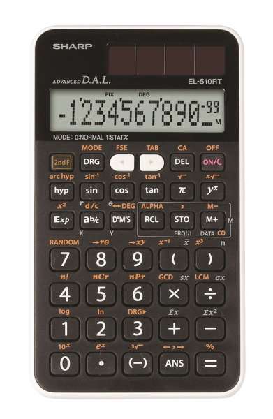 Sharp EL-510RTB Tudományos számológép Black