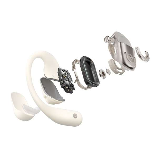 Shokz OpenFit 2 TWS Bluetooth Headset Beige