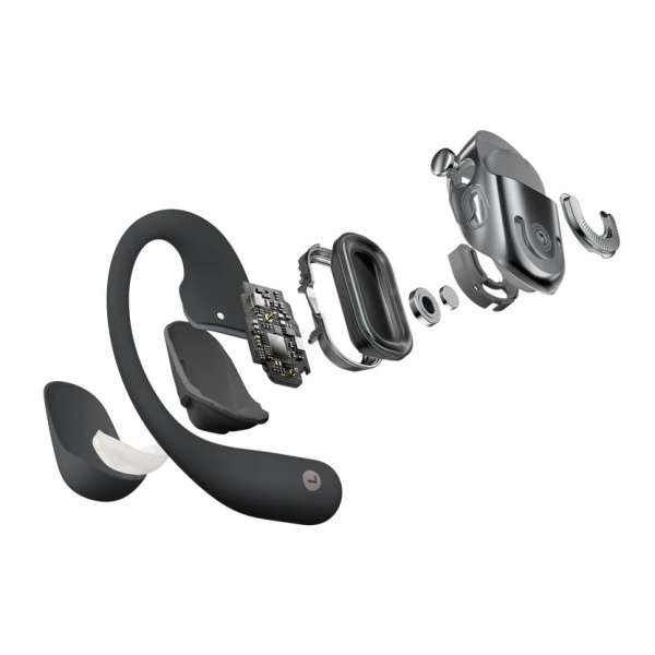 Shokz OpenFit 2+ TWS Bluetooth Headset Black