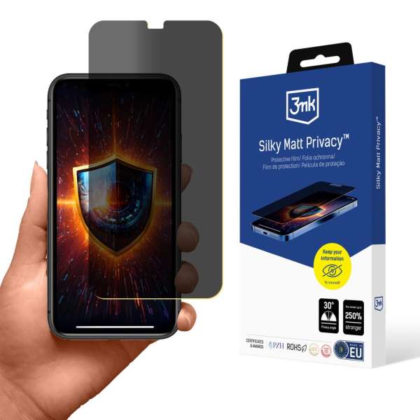 3mk Silky Matt Privacy belátásgátló fólia Apple iPhone 11