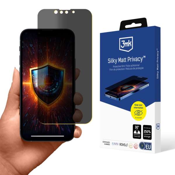 3mk Silky Matt Privacy belátásgátló fólia Apple iPhone 13 Mini
