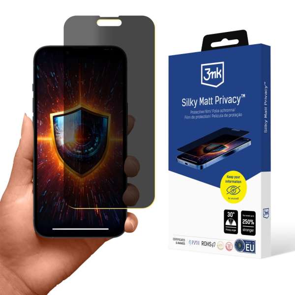 3mk Silky Matt Privacy belátásgátló fólia Apple iPhone 14 Pro Max