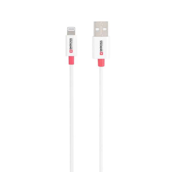 SKROSS USB-A to Lightning cable 1,2m White
