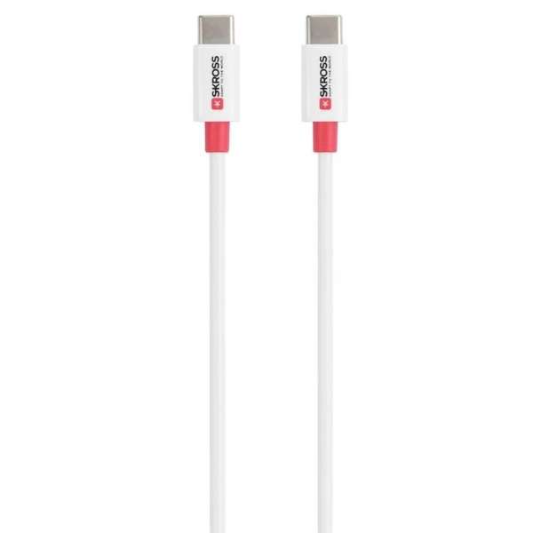 SKROSS USB-C to USB-C cable 2m White