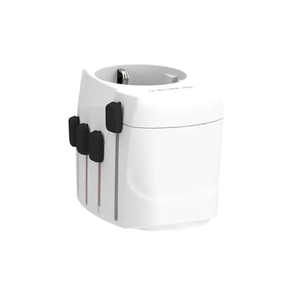 SKROSS World Travel utazóknak földelt Adapter White