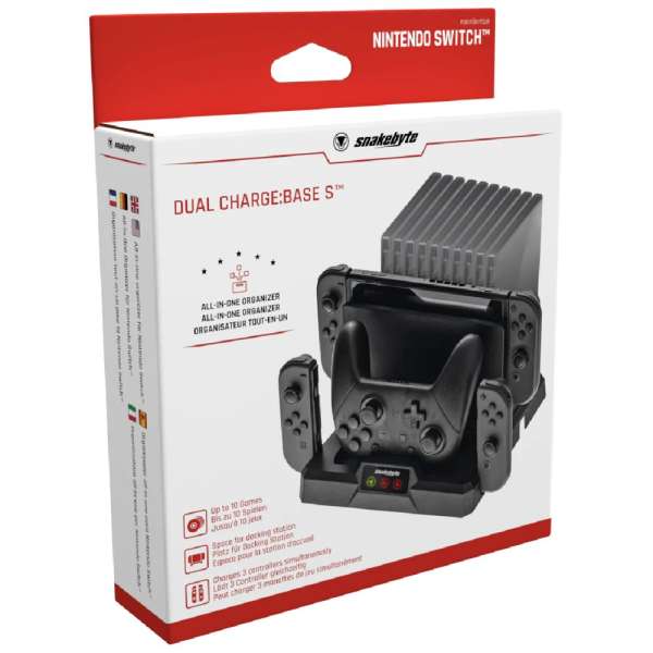 snakebyte Dual Charge Base S Black