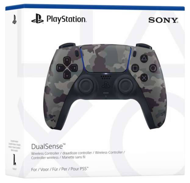 Sony PlayStation 5 DualSense V3 Wireless Gamepad Grey Camouflage